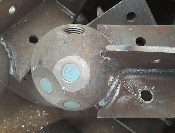 石河子螺栓球球塞，网架配件