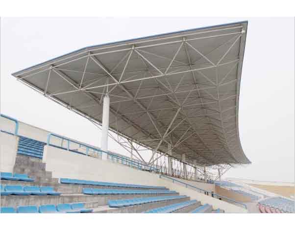 石河子河南理工大学体育场看台网架